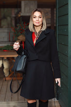 Įkelti vaizdą į peržiūros programą, Juodos spalvos odinė rankinė Happy