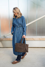 Įkelti vaizdą į peržiūros programą, City life rankinė moterims verstos odos, spalva šokolado