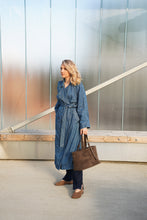 Įkelti vaizdą į peržiūros programą, City life rankinė moterims verstos odos, spalva šokolado