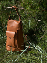 Įkelti vaizdą į peržiūros programą, Kuprinė/ rankinė su viena reguliuojama rankena Messenger, karamelės spalva
