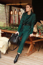 Įkelti vaizdą į peržiūros programą, Juodos spalvos odinė rankinė Happy
